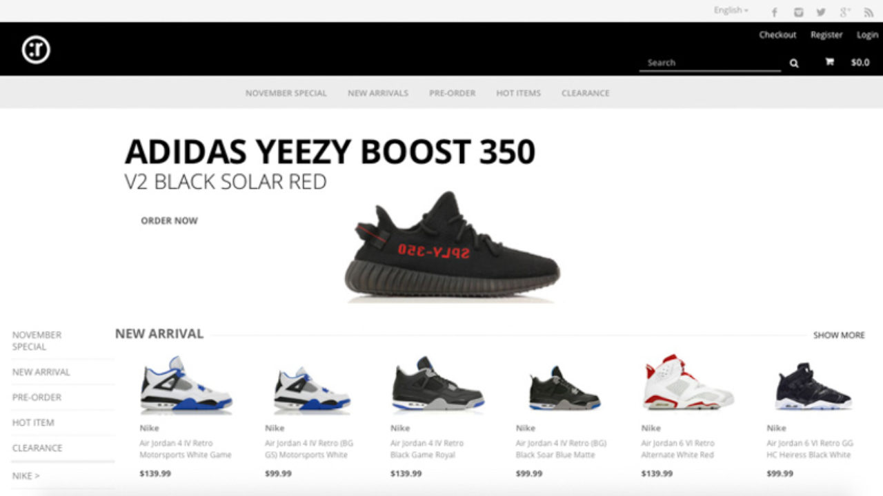 sneaker websites like goat