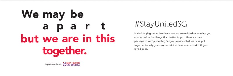 singtel covid online