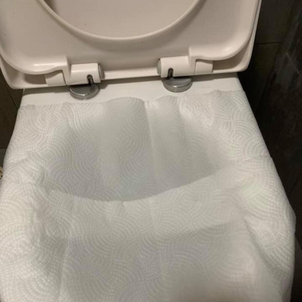 HDB toilet bowl seat