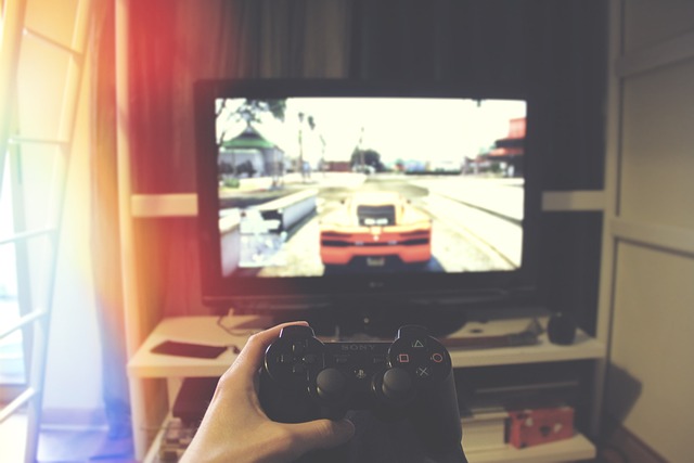 playing playstation