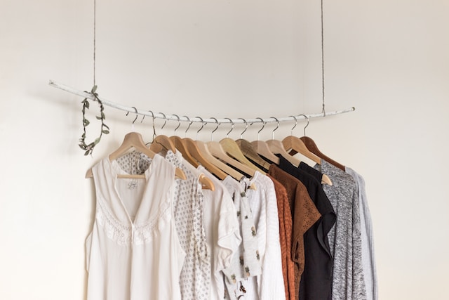 clothes on hanger clothes on hanger
