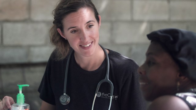 doctor woman with stethoscope