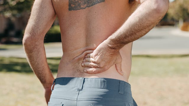 Man Having Lower Back Pain